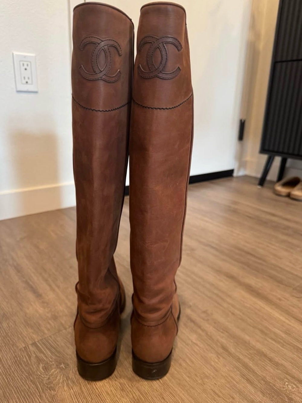Chanel Vintage Riding Boots